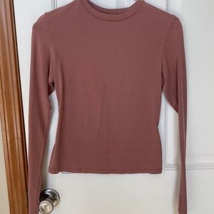 Skims cotton jersey long sleeve size medium